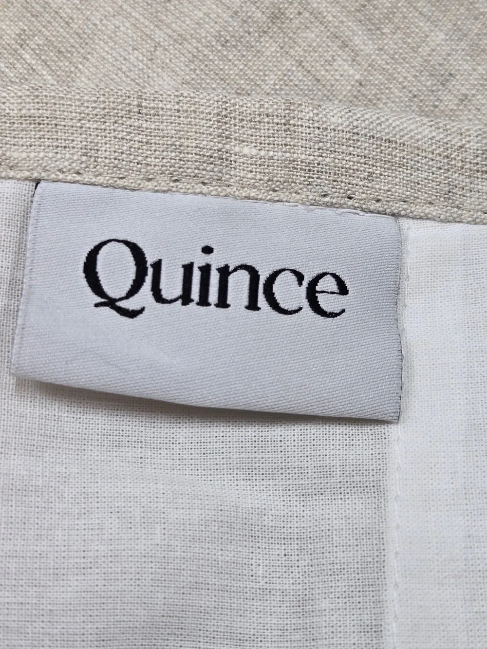 QUINCE Set Of 2 48x84 European Linen Curtains Flax 0061